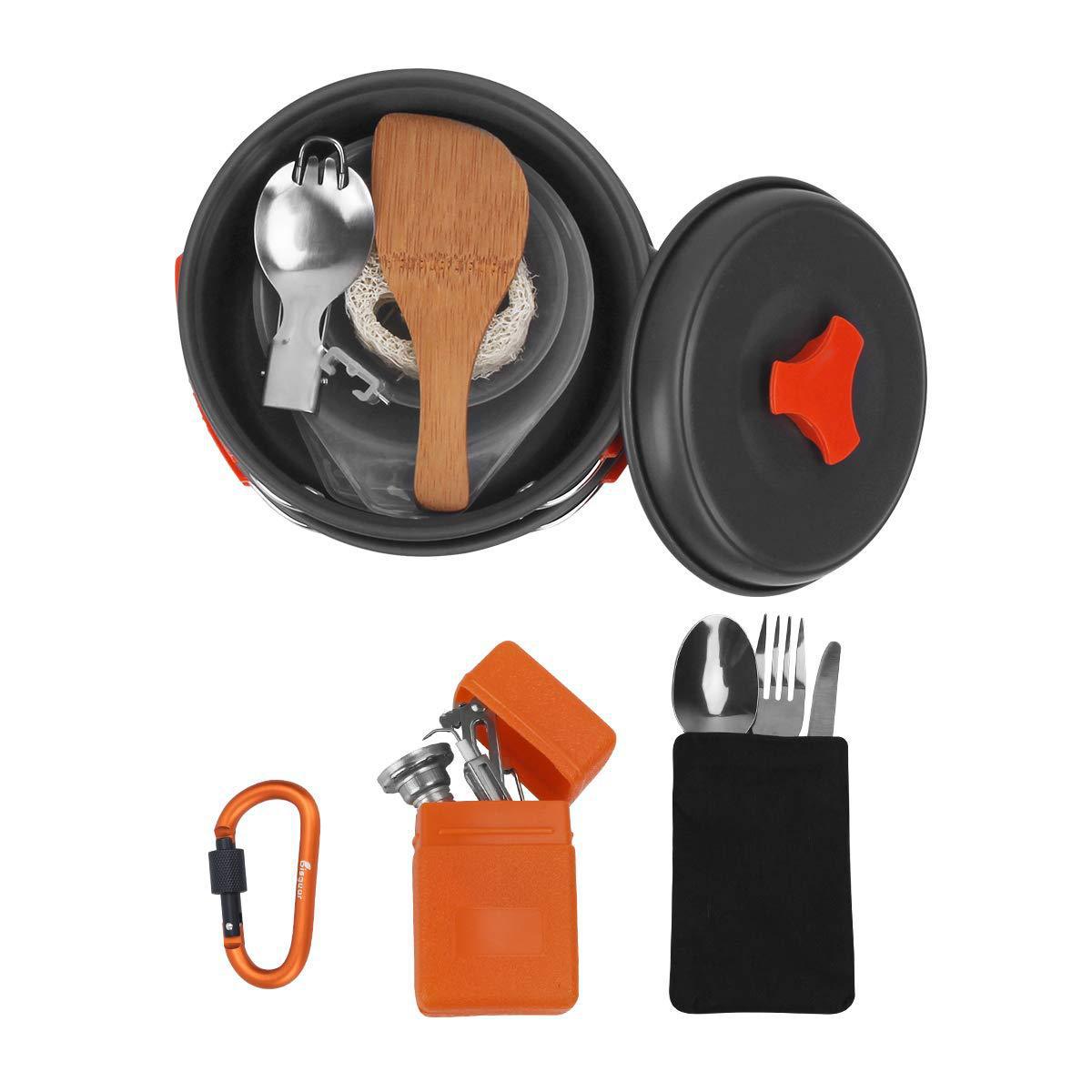 Portable Camping Cookware Set | Outdoor Cooking Kit for Hiking