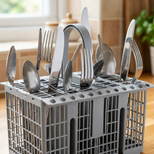 Universal Dishwasher Cutlery Basket with Handle